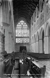 Priory Prints: Interior of Bridlington Priory Church