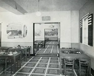 Communal Prints: Interior of a British Restaurant, one of a number of communal restaurants during