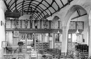 Beams Prints: Interior of Busland Church