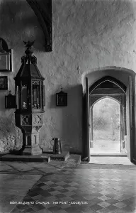 Textured Prints: Interior of Busland Church
