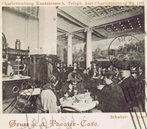 Valencia Collection: The interior of the Cafe at 8 Kantstrasse, Berlin in 1901
