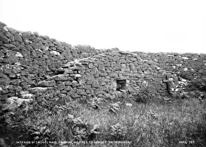 Interior of Cashel Wall, Showing Inclines to Summit, Inishmu