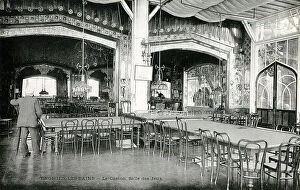 Parisian Collection: Interior of the Casino at Enghien-les-Bains, France