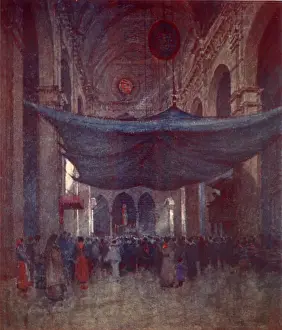 Hung Prints: Interior of the Cathedral of Santa Maria del Fiore, Florence