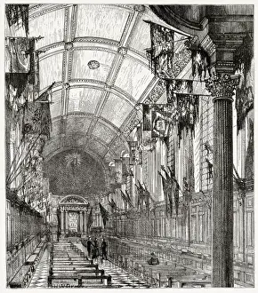 Pensioners Prints: Interior of the Chapel of the Royal Hospital Chelsea, London