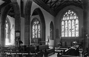 Chard Prints: Interior of Chard Parish Church