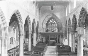 Nave Prints: Interior of Chesterfield Church