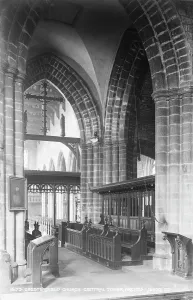 Craftsmanship Prints: Interior of Chesterfield Church