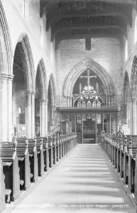 Pews Prints: Interior of Chesterfield Church