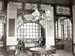 Interior of a Chinese office or study, c. 1890 s