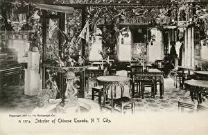 Interior, Chinese Tuxedo Restaurant, New York City, USA