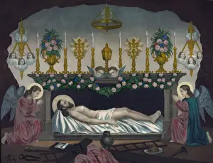 The interior of Christs grave