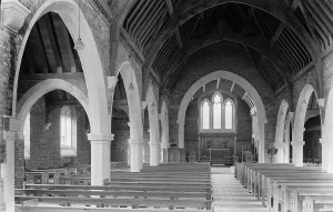 Beams Prints: Interior of a Church