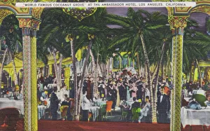 Angeles Gallery: The interior of the Cocoanut Grove, Los Angeles, 1930s