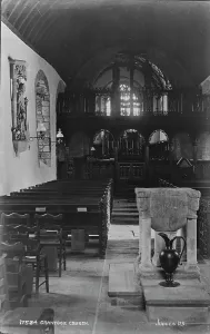 Craftsmanship Prints: Interior of Crantock Church