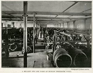 Images Dated 27th November 2017: Interior in Dunlop factory 1896