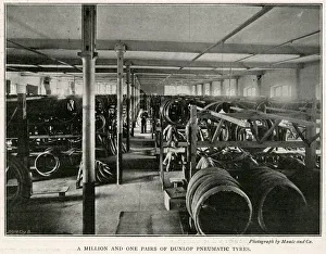 Images Dated 27th November 2017: Interior in Dunlop factory 1896