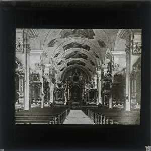 Images Dated 3rd July 2019: Interior Engleberg Church