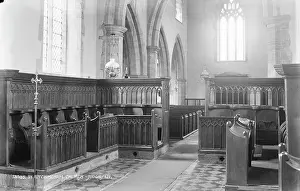 Carvings Prints: Interior of Etchingham Church