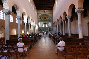Images Dated 23rd September 2007: Interior, Euphrasius Basilica, Porec, Croatia