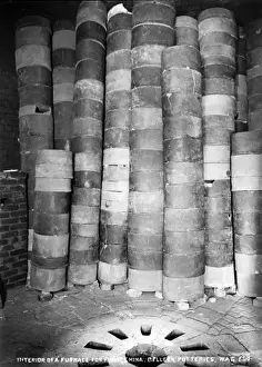 Belleek Prints: Interior of a Furnace for Firing China, Belleek Potteries