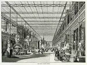 Images Dated 9th October 2018: Interior of The Great Exhibition 1851