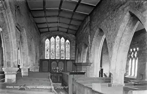 Pews Prints: Interior of Holy Trinity Church, Goodramgate
