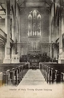 Balcony Collection: Interior of the Holy Trinity Church, Stepney, London