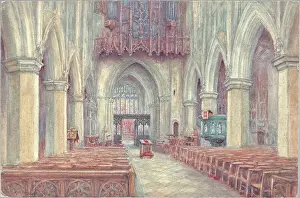 Quatremain Prints: Interior, Holy Trinity Church, Stratford-upon-Avon