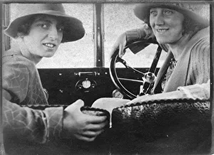 Wentworth Postcard Collection Gallery: Interior of Horstman Vintage Car