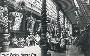 Twisted Prints: Interior of Hotel Geneve, Mexico City, Mexico