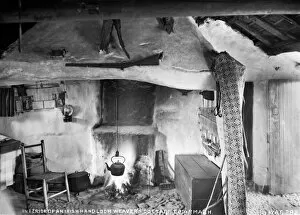 Interior of an Irish Handloom Weavers Cottage, Co Armagh