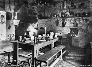 Jordans Prints: Interior of Jordans Castle, Co. Down