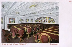 Norddeutscher Prints: Interior of The Kaiser Wilhelm II ocean liner (3 / 4)