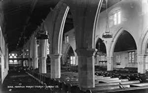 Chandeliers Prints: Interior of Keswick Parish Church