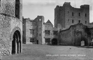 Ludlow Prints: Interior of Ludlow Castle