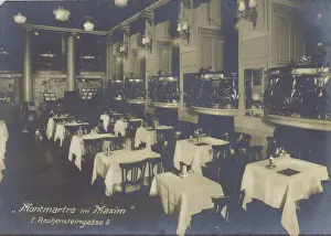 Montmartre Prints: The interior of Maxims nightspot in Vienna, 1920s