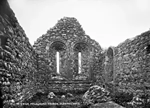 Clonmacnoise Prints: Interior, Melaghlins Church, Clonmacnois