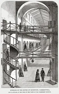 Detention Prints: Interior of Middlesex House of Detention, Clerkenwell