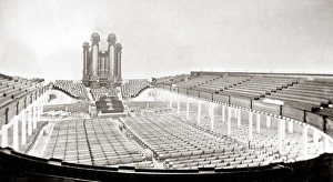 Interior Mormon Tabernacle, Salt Lake City, Utah USA circa 1 Interior Mormon Tabernacle, Salt Lake City, Utah USA circa 1