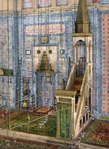 Pasa Prints: Interior of mosque Rustem Pa?a, Constantinople, Turkey