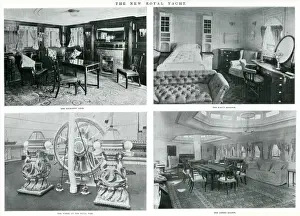 Reception Prints: Interior of New Royal Yacht - HMY Victoria and Albert 1901