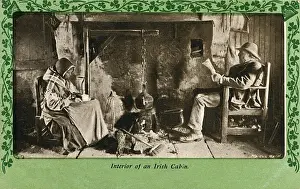 Grate Prints: Interior of a Northern Irish Cabin