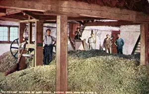 Floor Prints: Interior of Oast House, Kent