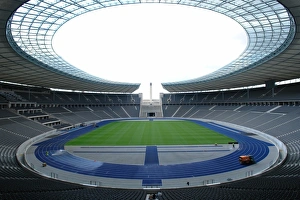 Interior of the Olympic Stadium, Berlin, Germany Interior of the Olympic Stadium, Berlin, Germany