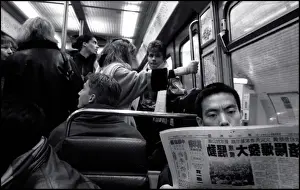 Interior, paris Metro, Francepsd