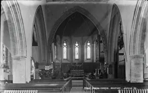 Seaford Prints: Interior of Parish Church