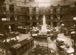 Bookcases Prints: Interior, Parliament Library, Ottawa, Ontario, Canada