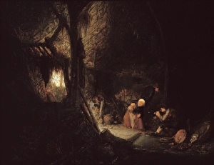 Adriaen Gallery: Interior with a Peasant Family