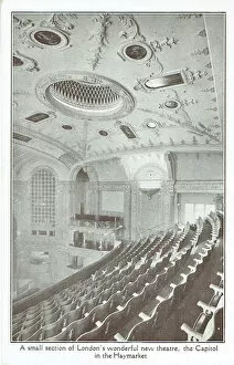 Interior photograph of the Capitol Theatre in the Haymarket